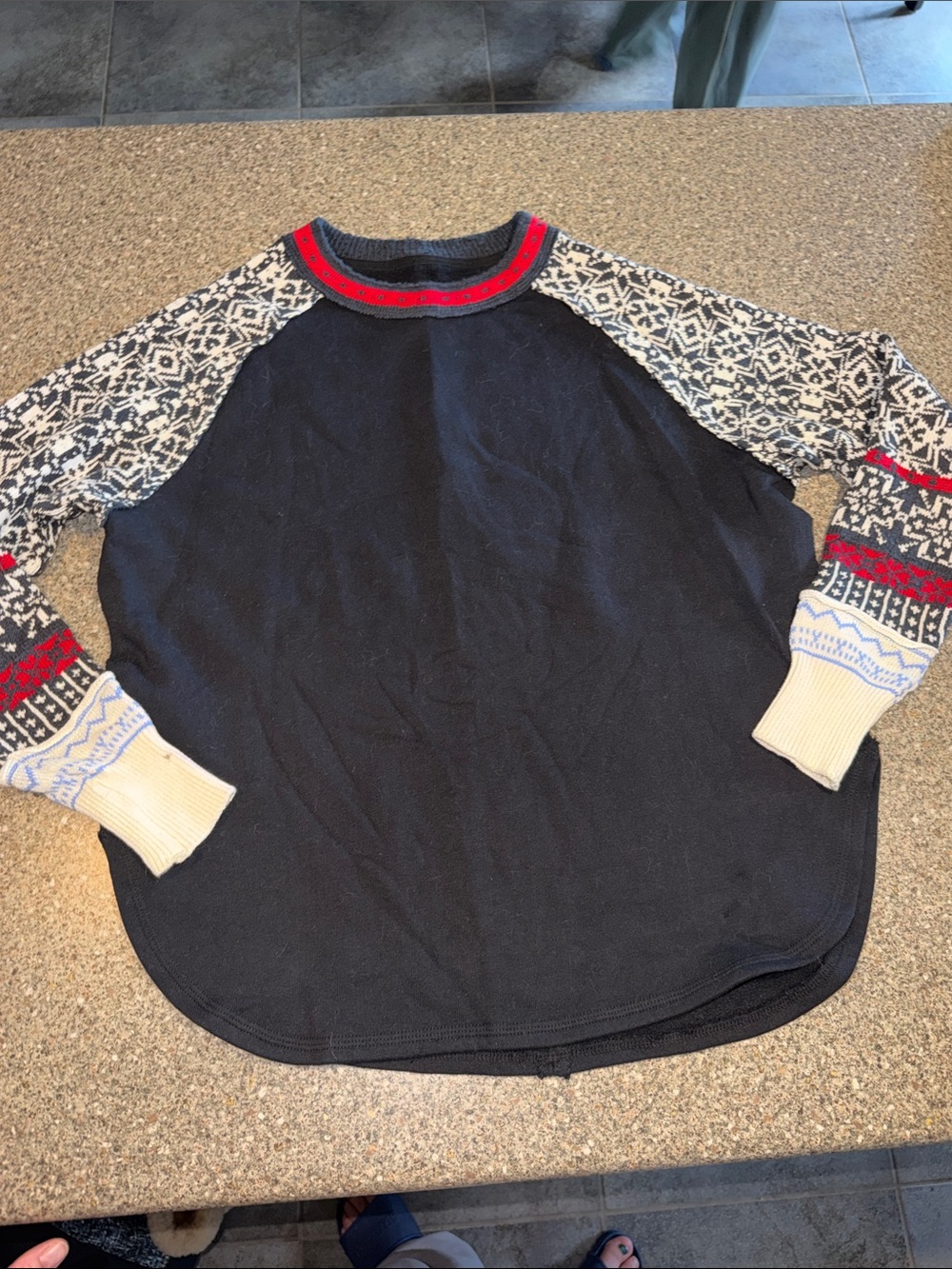 We the free fair aisle sweatshirt sweater